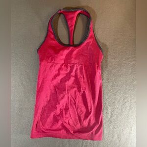 lululemon athletica Red Racerback Tank Top